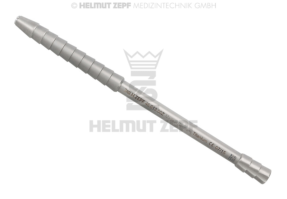 MICRO-CHIRUR. SKALPELLGRIFF ZEPF-LINIE LEICHTE AUSFÜHRUNG, TITAN, 13,5 CM