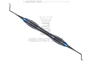 SRC INSTRUMENT FIG 2 KURZ RECHTS GEBOGEN Z-SHAPE GRIFF BLAU, NACH DR. ZELTNER NANOPAL, EINSÄTZE AUSWECHSELBAR