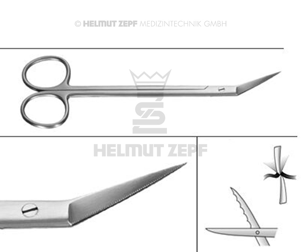 LOCKLIN, ZAHNFLEISCHSCHERE GERADE STANGEN, 16 CM