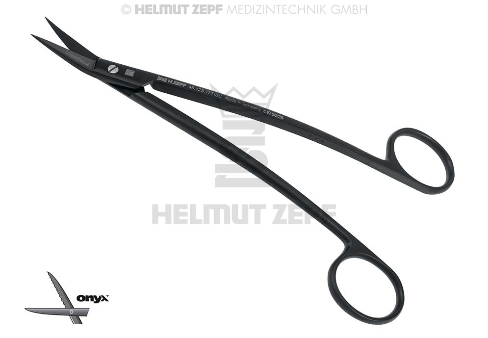 DEAN (HOWARD MULLER) ZAHNFLEISCHSCHERE, GEZAHNTE SCHNEIDE, 17CM, ONYX-COATING
