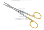 GOLDMAN-FOX, ZAHNFLEISCHSCHERE MIT TC-EINSATZ, GERADE, 13 CM