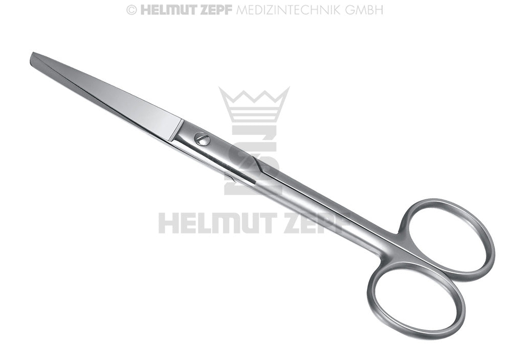 CHIRURG. SCHERE, GERADE STUMPF/SPITZ, 13 CM, FIG-2