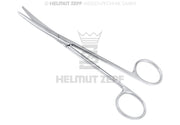 METZENBAUM, PRÄPARIERSCHERE, STUMPF, GEBOGEN 14,5 CM
