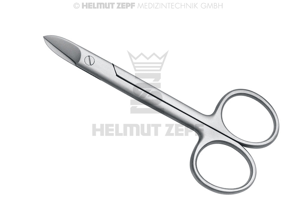 BEEBEE, KRONENSCHERE, SPITZ, GEBOGEN, 10 CM