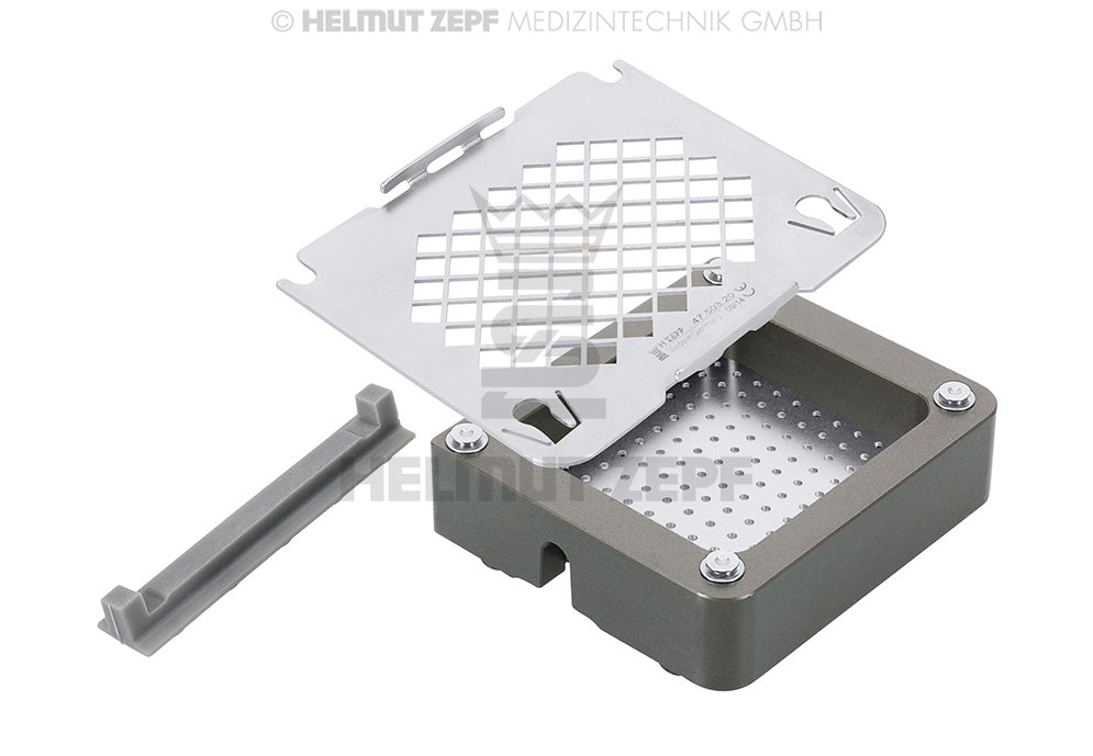 Ablagebox für Cmf-system (ss) mit Silikonfixierauflage