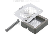 ABLAGEBOX FÜR CMF-SYSTEM (SS) MIT SILIKONFIXIERAUFLAGE