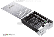 CMF SET BOX GROSS Ø 1,0MM STAHLSCHRAUBE MIT SCHRAUBENDREHER, KLINGE, KERNLOCH- BOHRER, PIN-APPLICATOR UND