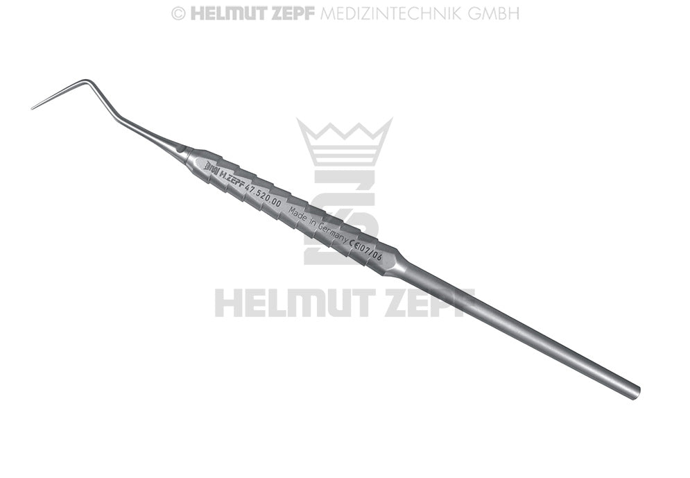 PIN-MEMBRANSONDE IM SCHUPPENGRIFF SANDGESTRAHLTE OBERFL.