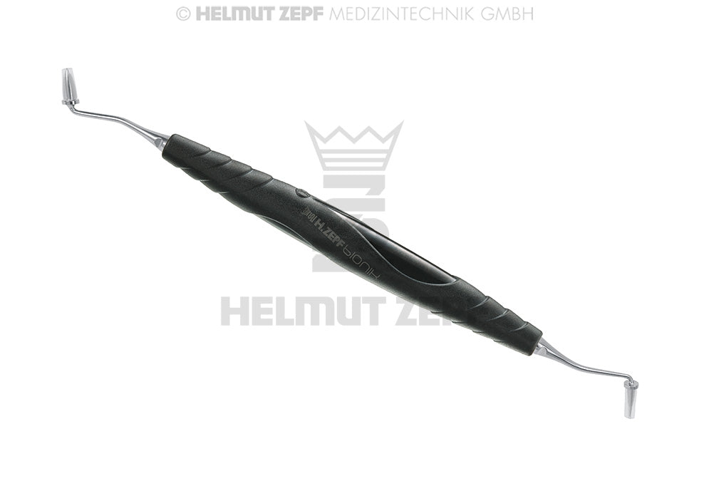 KRASTEV ABUTMENT HALTEINSTRUMENT IM BIONIK GRIFF SCHWARZ SET SILIKONABSCHNITTE 10X 0,5 ID X1,0AD