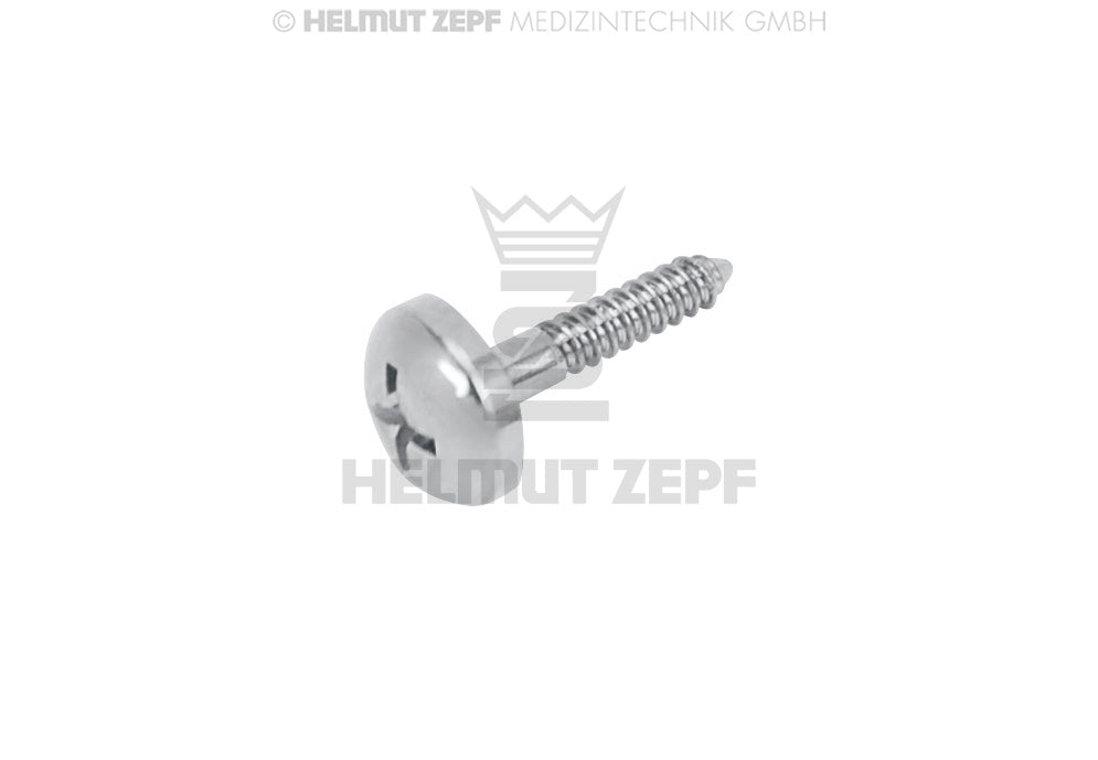 MIKROSCHRAUBE Ø 1,2 X 8 MM SCHIRMKOPF Ø 4MM, KREUZSCHLITZ