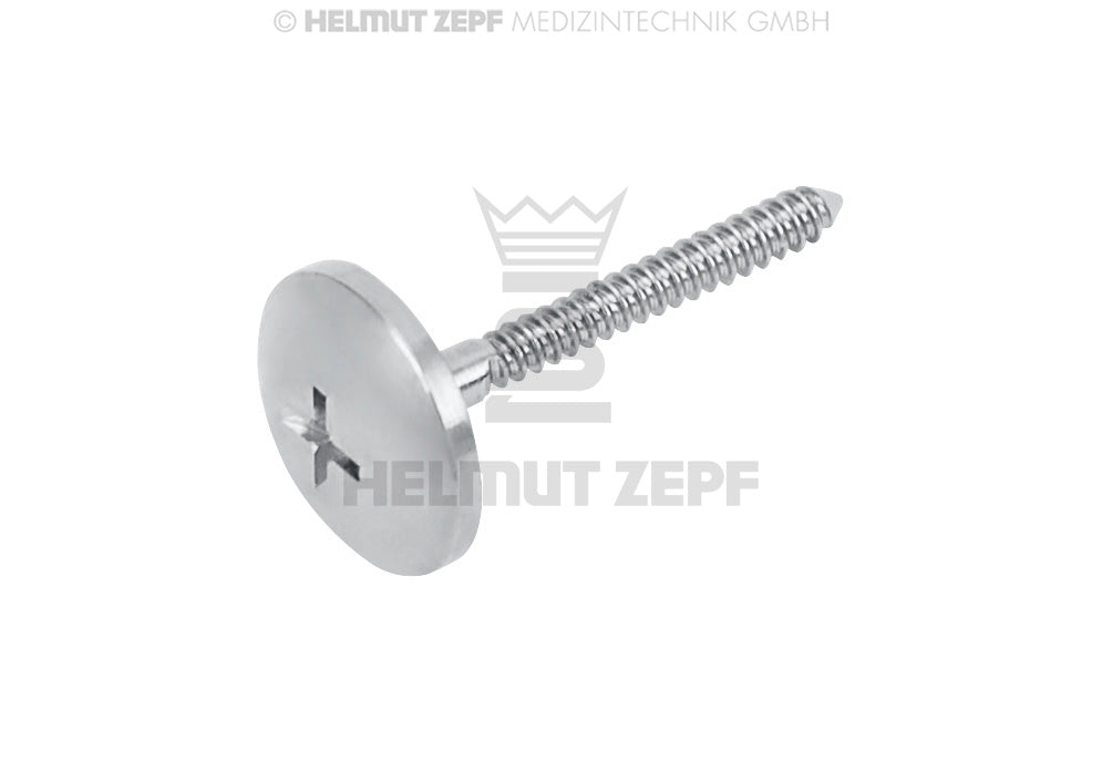 Mikroschraube Ø 1,2 X 12 Mm Schirmkopf Ø 6mm, Kreuzschlitz