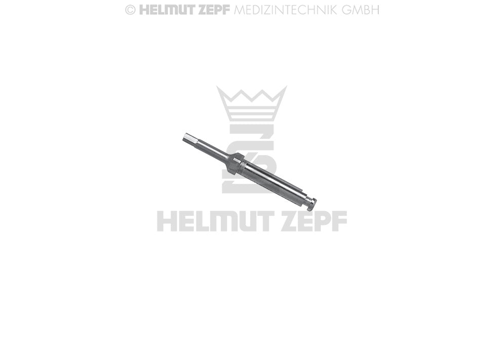 SCHRAUBENDREHER MIT DENTALANSCHLUSS SECHSKANT SW 1,2 MM