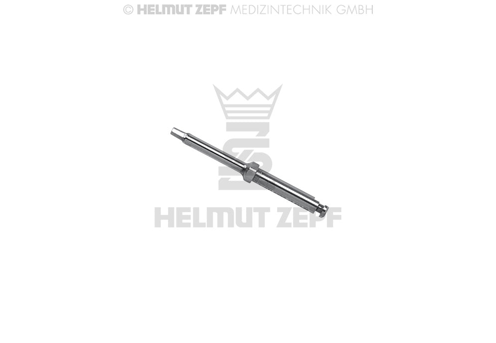 SCHRAUBENDREHER LANG MIT DENTALANSCHLUSS SECHSKANT SW 0,05 MM
