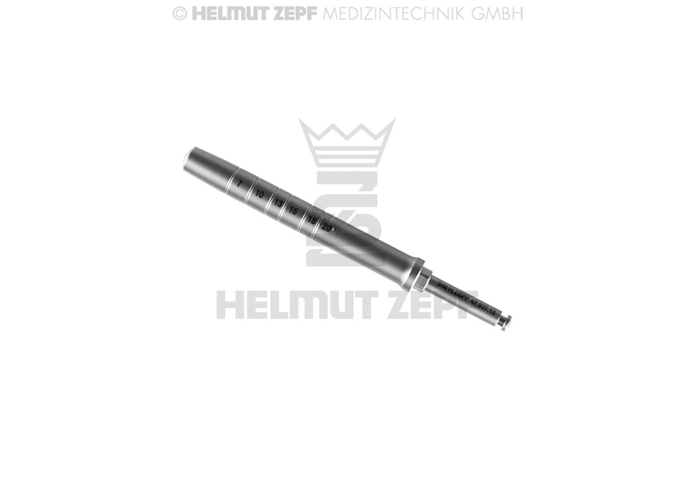 OSTEOTOM EINSATZ (NEW OSTEOTOM) DENTAL FD-ANSCHLUSS MIT SCHLAG- AUFNAHME, Ø SCHAFT 3,7 MM, Ø SPITZE 3,2