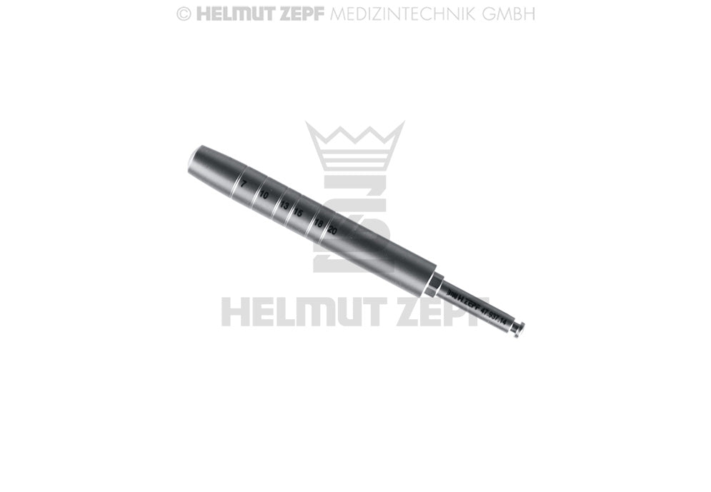 OSTEOTOM EINSATZ (NEW OSTEOTOM) DENTAL FD-ANSCHLUSS MIT SCHLAG- AUFNAHME, Ø SCHAFT 4,2 MM, Ø SPITZE 3,7