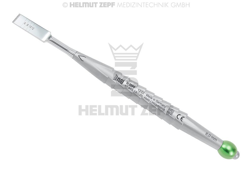 SPITZMEIßEL, 8MM BREIT
