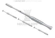 BONE-SCRAPER II, GERADE, Ø6, INKL. 3 ST. ERATZKLINGEN, ZEPF-DESIGN