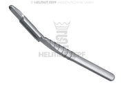 BONE SCRAPER Ø 10MM, 156 MM ZEPF-LINE GEBOGEN 20°, WIEDERVERWENDBAR