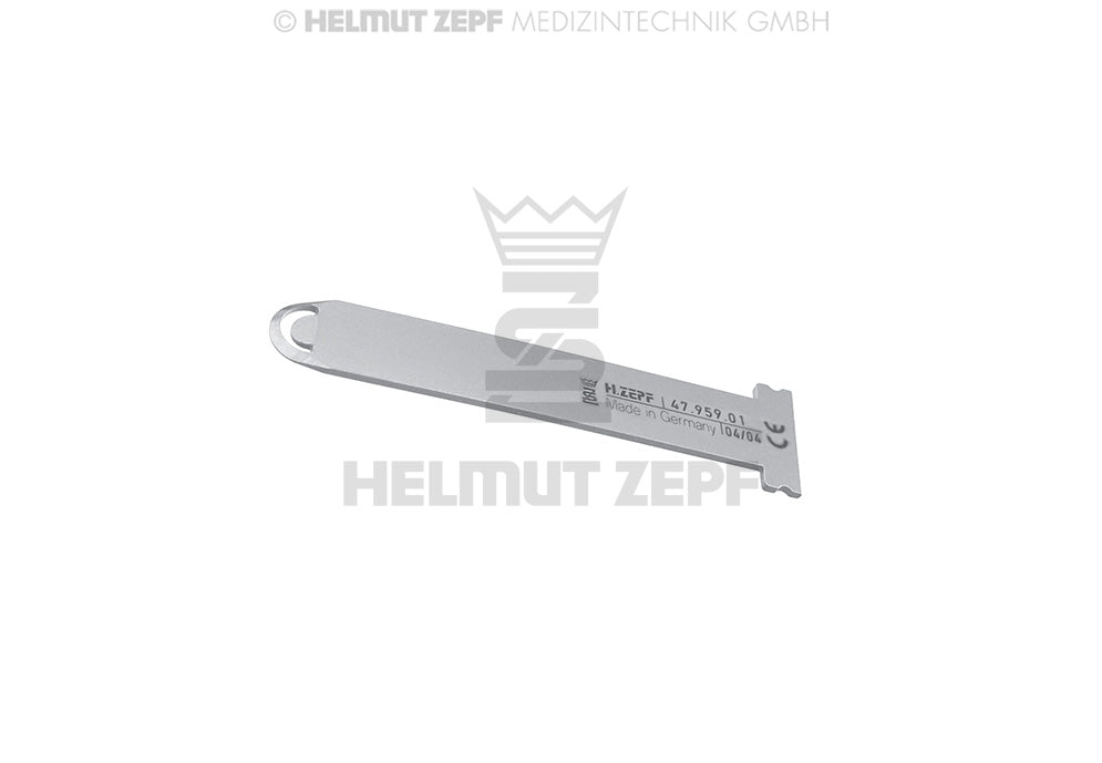 BONE SCRAPER KLINGE KURZ FÜR GEBOGENEN BONE SCRAPER WIEDERVERWENDBAR