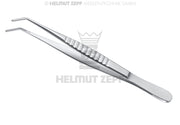 DeBAKEY ATRAUMA PINZETTEN 16 CM, ABGEWINKELT, MAULBREITE 2,0 MM