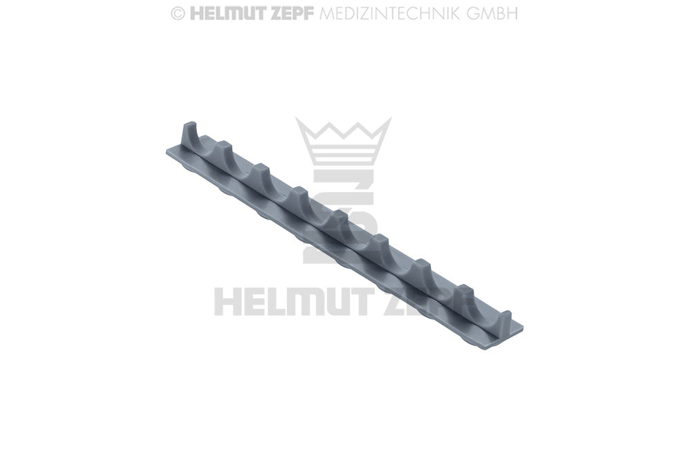 INSTRUMENTENAUFLAGE FÜR WASCHRAHMEN 1/2, LG. 130 MM FÜR 8 INSTRUMENTE