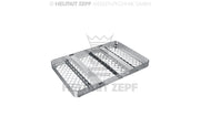 WASCHRAHMEN  1/1 SIEBTRAY MIT 3 SILKONSTREIFEN UND 2 NIEDERHALTER QUER, 275 X 178 X 24 MM
