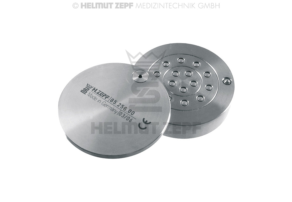 Aufbewahrungsbox für 10 Membran Nägel Teller-ø2,5mm und für 5 Transplantatnägel Teller-ø3mm