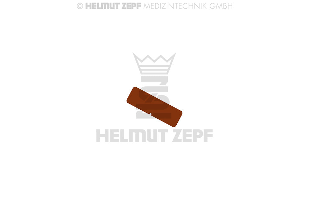 Kennzeichnungschilder für Container Farbe Braun ohne Beschriftung