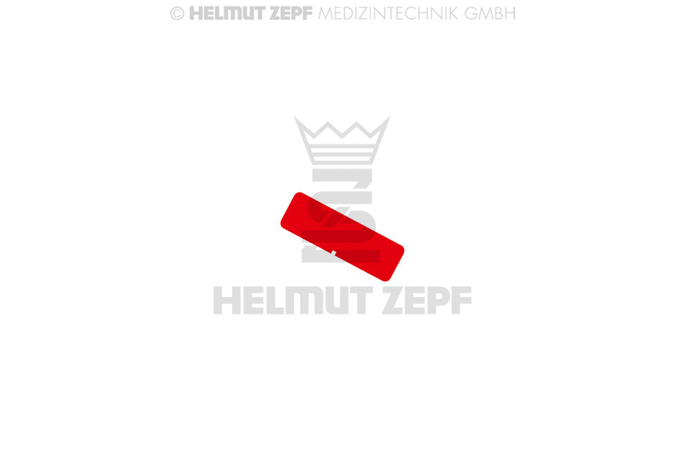 KENNZEICHNUNGSCHILDER FÜR CONTAINER FARBE ROT OHNE BESCHRIFTUNG