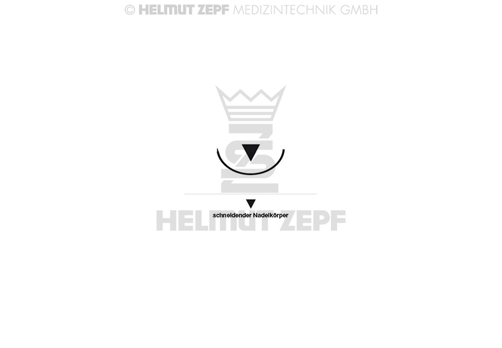 Nahtmaterial Seralon Usp 5/0 Fadenlänge 50cm / Nadeltype Ds-18 Farbe Blau, Nicht Resorbierbar